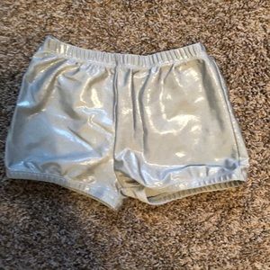 Silver Glitter Spandex